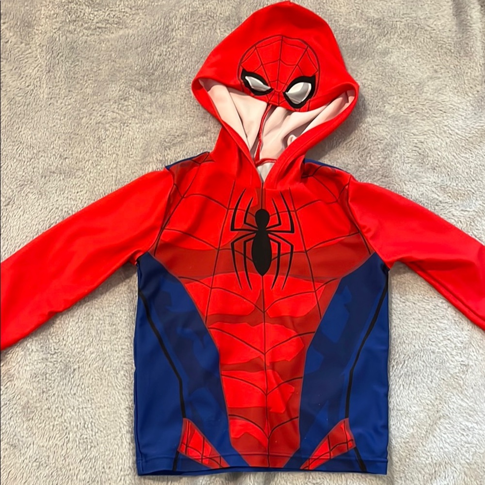 2T Spider-Man Rashguard with hood